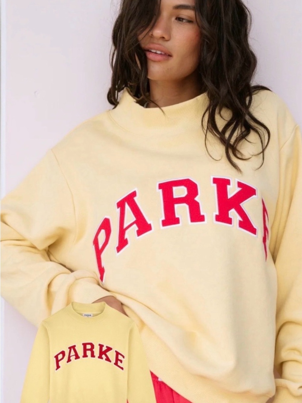 Parke Summerland Varsity Heritage Mockneck, Peel & Calypso, L/XL NEW RARE